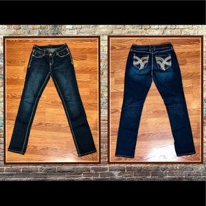 Twenty One Black Low Rise Skinny Jeans